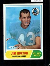 1968 Topps #41 Jim Norton Ex Oilers *X50380 - £1.93 GBP