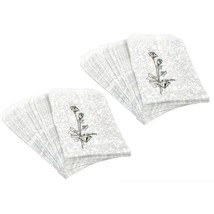 Silver Tone Paper Tote Shopping Merchandise Gift Bags 4&quot; x 6&quot; Kit 6000 Pcs - £130.55 GBP