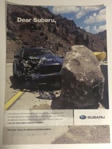Subaru Car Print Ad pa6 - $4.94