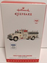 2015 Hallmark Keepsake Fire Brigade 13th 1956 Ford Fire Engine Magic QX9029 NIB - £44.24 GBP