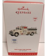 2015 Hallmark Keepsake Fire Brigade 13th 1956 Ford Fire Engine Magic QX9... - $56.00