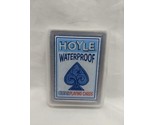 Hoyle Waterproof Blue Clear Playing Card Deck Sealed - $21.77