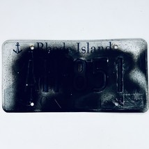  United States Rhode Island Base Passenger License Plate AH-851 - $225.96 MXN