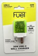 Fuel Brites 30W USB-C Pd Compact Ga N Power Adapter, Vivid Green - COSTCO#16721 - £14.01 GBP