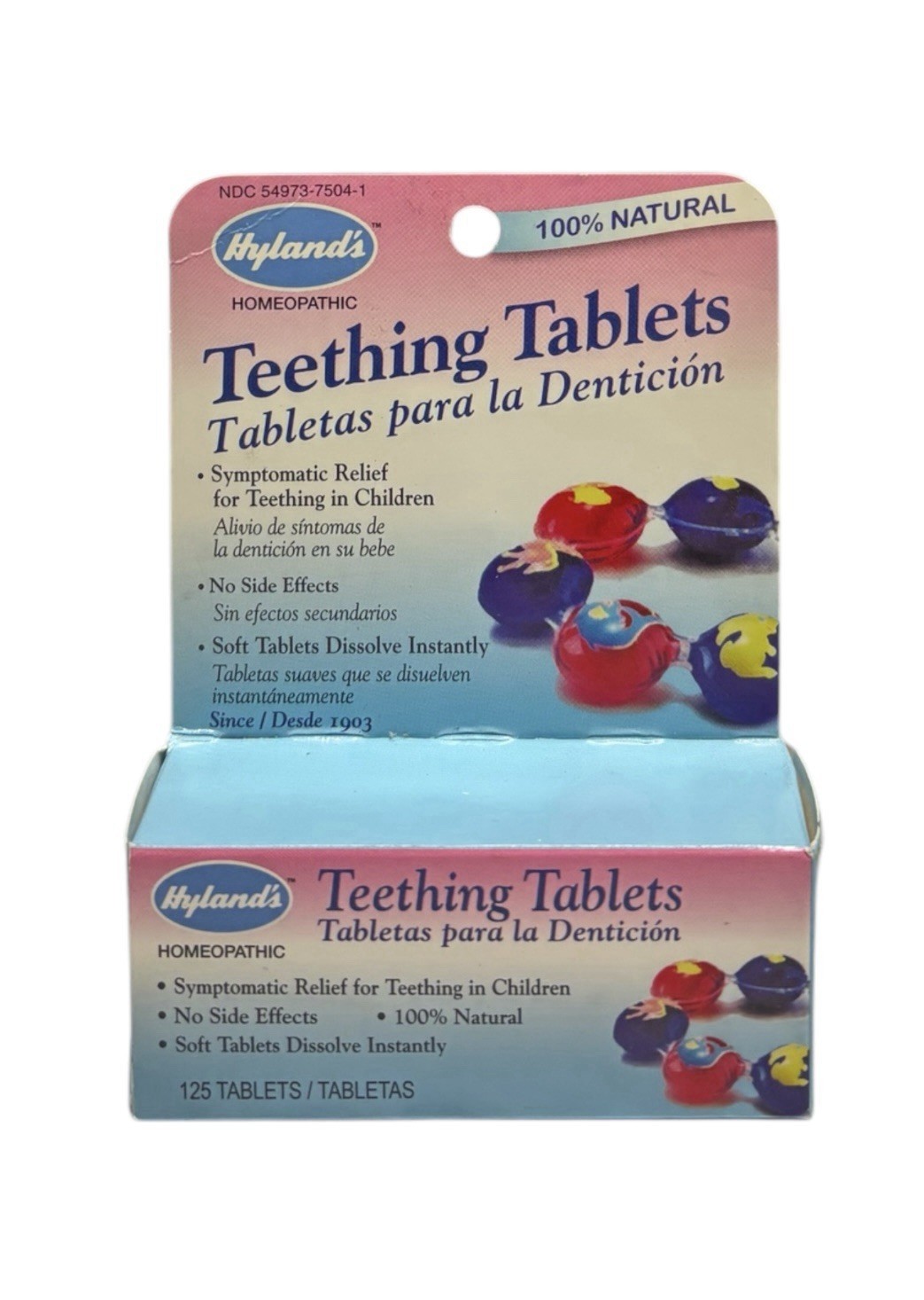 Hyland’s Baby Teething Tablets Quick Dissolve Homeopathic Natural 125 Tabs - $36.99