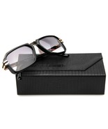 New CAZAL MOD.8039 COL.001 BLACK Square Sunglasses 56-17-145mm Germany - $387.09