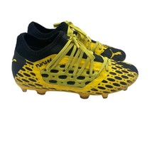 Puma Future 5.3 NetFit FG AG Soccer Cleats Yellow Kids Youth 3.5 - $34.64