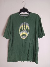 Nike Shirt Men&#39;s XL Green Football Graphic Short Sleeve Crew Neck Texture - $231.68 MXN