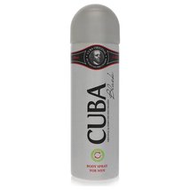 CUBA Black by Fragluxe Body Spray 6.6 oz for Men - $21.99