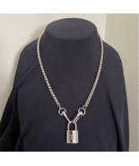 Louis Vuitton Palladium Lock on 24 &quot;Box Chain Necklace - $89.00