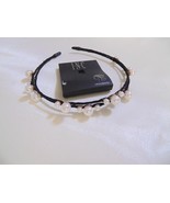 INC Gold-Tone Sim. Pearl Fabric Headband T126 $19 - $201.23 MXN