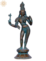 12&#39;&#39; Hindu Deity Ardhanarishvara Standing | Bronze | Home Decor| Shiva Idol - £1,512.50 GBP