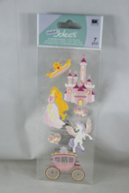 A Touch of Jolee&#39;s Glittery Princess Dimensional Stickers Rapunzel Scrap... - $4.98