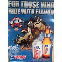 2010 Profecional Bull Riders Tecate Poster 15-1/2&quot; x 21&quot; - £6.20 GBP