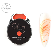 Fuzion UV/LED Glowz Neon Spider Gel - Orange