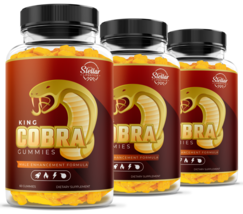 3 Pack King Cobra Gummies for Men-60 Gummies x3 - £27.87 GBP