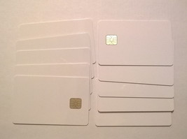 10 pcs SLE4428 white PVC memory smart card - £16.34 GBP
