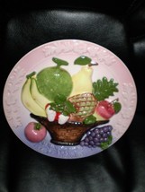 Plate with Fruits Design Craft, Wall Hanging Decor - $15.59