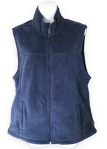 Northwest Territory Fleece Vest ~ Blue/Gray~M~ - $19.40