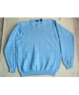 IZOD Windowpane 100% Cotton Pullover Sweater Size XL Extra Large - $19.75