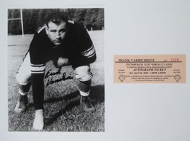 Frank Virrichione Signed Autographed 8x10 Photo Steelers Note Dame w/Ticket - £23.28 GBP