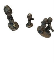 Hallmark And Spoontiques Pewter Figures Set Of 3 - £8.65 GBP