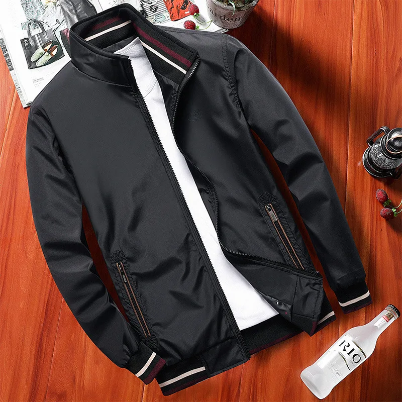  Fashion business Mens Windbreaker Jackets Casual Jacket Men Outdoor  Coat Cargo - £186.43 GBP