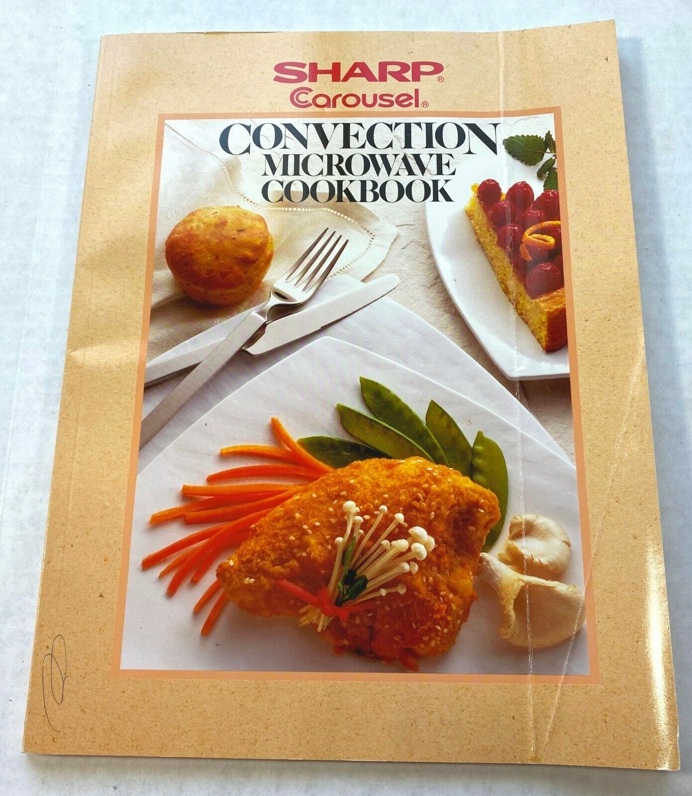 Sharp Carousel Convection Microwave Cookbook Paperback 1994 Recipes
