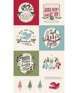 24&quot; X 44&quot; Panel Chrismtas Good News Great Joy Cotton Fabric Panel D506.85 - $200.34 MXN