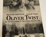 Oliver Twist Tv Guide Print Ad Richard Dreyfuss Elijah Wood TPA15 - £4.74 GBP