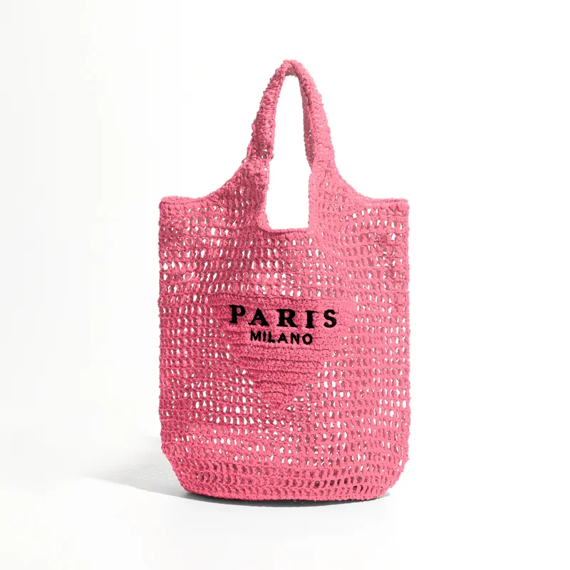 Women Plaited Raffia Straw Bag F - £23.17 GBP