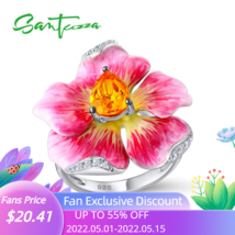 Za women s ring pure 925 sterling silver ring flower ring luxury for women trendy party thumb200