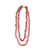 Vtg Double Strand Natural Branch Coral Beaded Necklace 26&quot; Long Pink Clasp - $1,751.90 MXN
