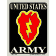 United States Army 25th Division Sticker (3&quot;x4-1/4&quot;) - £6.61 GBP