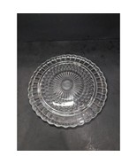 Federal Glass Cake Stand Sunflower Bubble, Tri-Footed Cake Plate, Cake P... - $376.33 MXN