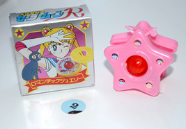 Sailor Moon R Compact locket toy shokugan Romantic Jewel 2 Japan pink star case - £19.45 GBP