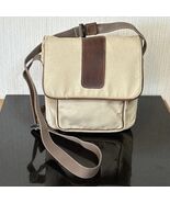 Tilley Endurables The Town Bag Canvas Leather Crossbody Travel Unisex Me... - €103,04 EUR