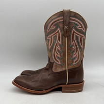 Twisted X Rancher Womens Brown Leather Mid Calf Pull On Western Boots Size 7 B - £35.22 GBP