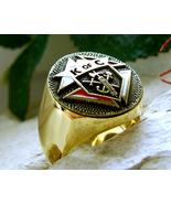 3rd DEGREE KNIGHTS OF COLUMBUS RING BAGUE SIGNET SILVER PIN PATCH [D67 GP] - £38.53 GBP