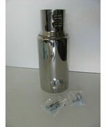 GIBSON Polished Stainless Steel Exhaust Tip 3.5&quot; 12.5&quot; Long - $70.24 CAD