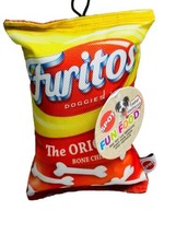 SHIPS N 24 HR-Spot Fun Food FURITOS Chips 8&quot; Squeaker Dog Toy-Indoor/Out... - $13.74