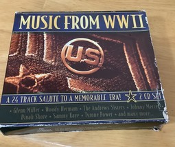 Music From WWII by Various Artists (CD, Nov-2001, 2 Discs, Direct Source) - $7.99