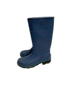 Northener Boots Womens Size 5 Rain Boots Rubber Blue Duck Mid Calf Pull On - $31.68