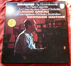Claudio Arrau-Brahms Piano Concertos 1 &amp; 2-B. Haitink-2 LPs-Philips Holland - £9.46 GBP