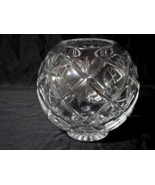 Vintage WATERFORD 7.5&quot; Cut Crystal ROSSAN Footed Rose Bowl - Marked On B... - $82.29 CAD
