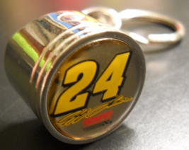 Nascar Piston Key Chain Number 24 Jeff Gordon Chase Elliott Hendrick Mot... - $8.99