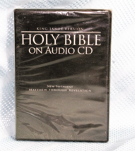 Holy Bible: New Testament, King James Version Audio CD NEW Sealed - $9.06