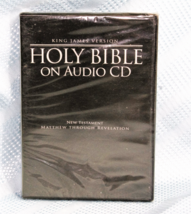 Holy Bible: New Testament, King James Version Audio CD NEW Sealed - £7.09 GBP