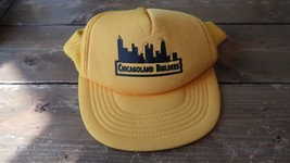 Vintage Chicagoland Builders Yellow Trucker Hat - £15.63 GBP