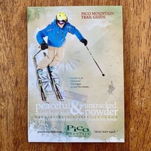 2014-2015 PICO MOUNTAIN Resort Ski Trail Map James Niehues Vermont Killi... - $9.95